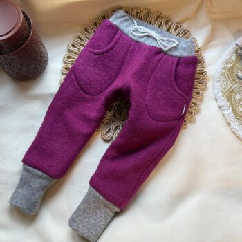 Pantaloni lana fiarta dublati cu lana merinos - Berry