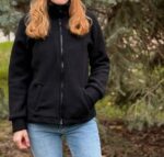 Jacheta din lana fleece - Black