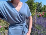 Bluza dama IN tricotat - Dusty Blue